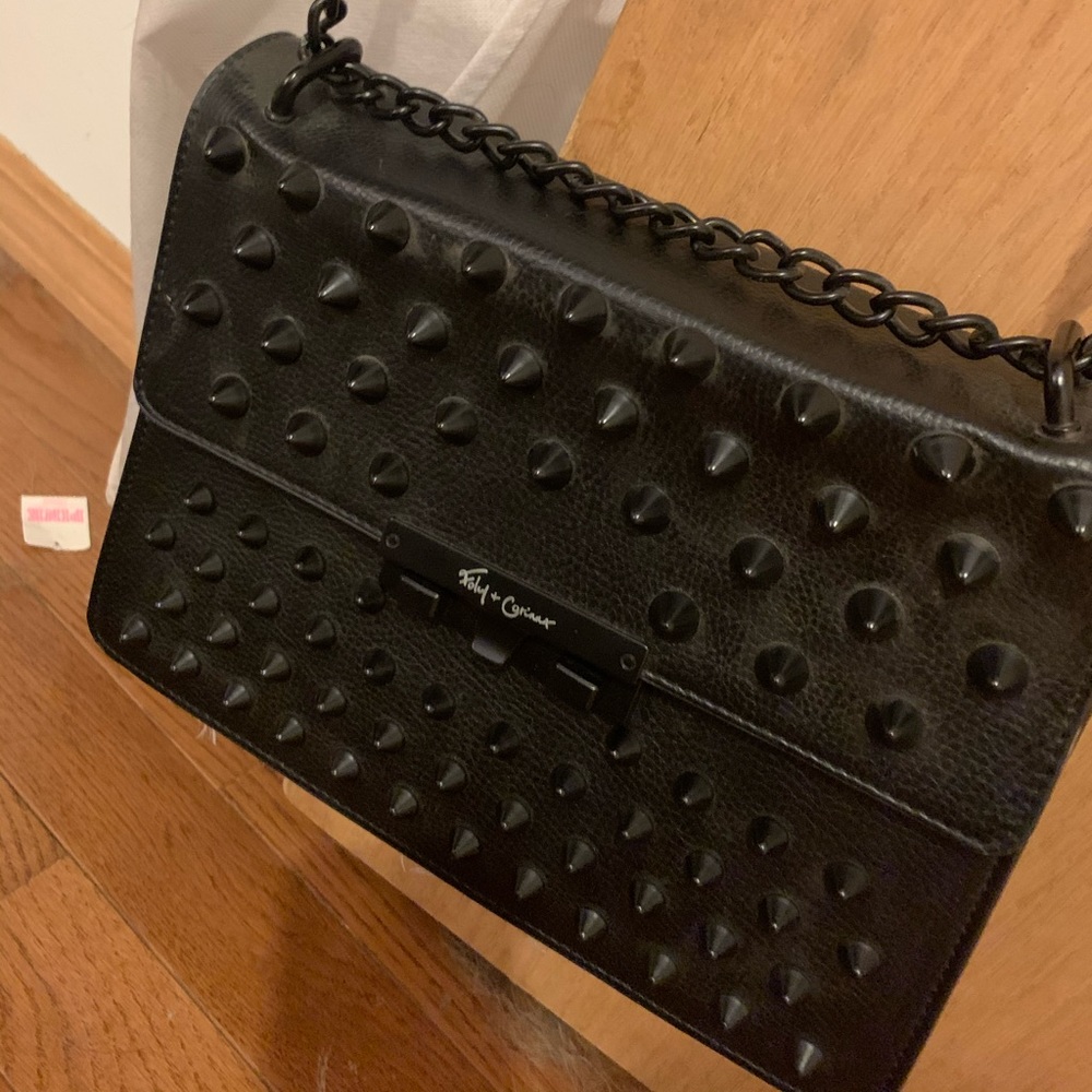 Studded purse